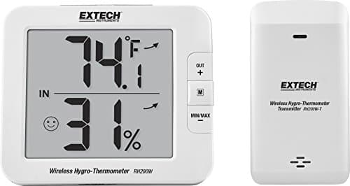 ExtechRH200W Wireless Indoor/Outdoor Hygro-Thermometer Indicator