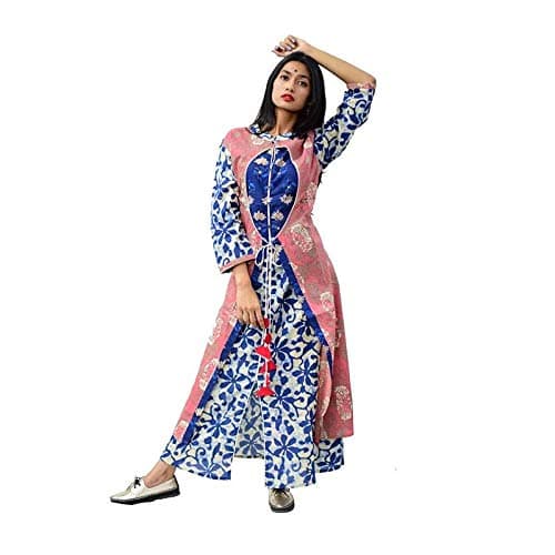 APRISHA Women's Printed A-Line kurta