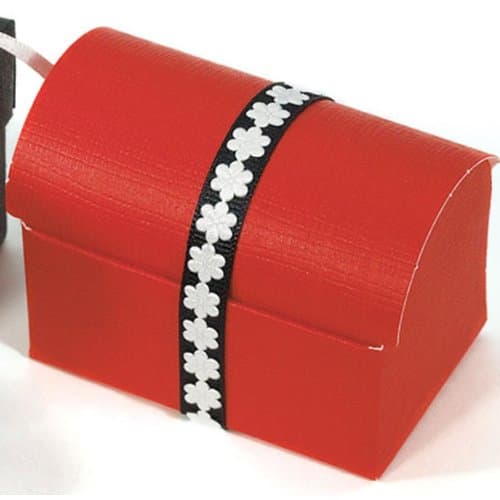 Seta Rosso - Passion Red Favor Boxes - Chest