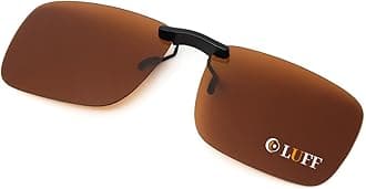 LUFF Polarized Clip on Sunglasses for women and men,sunglasses clip for car visor,UV400 Outdoor/Driving/Fishing
