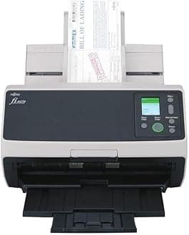 Ricoh fi-8170 High-Speed Document Scanner – 600 dpi Optical Resolution, ADF & Manual Feed, Duplex Scanning, TAA Compliant, Heavy-Duty Office Scanner for Government & Business Use (Renewed)