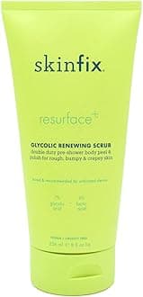Skinfix Resurface+ Glycolic Renewing Scrub: A Double-Duty AHA BHA Exfoliant Scrub & Body Peel to Visibly Polish, Refine, Brighten & Smooth Rough, Bumpy & Crepey Skin Caused KP-Prone Skin, 8 Fl Oz