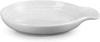 Le Creuset Signature Stoneware Spoon Rest, 6 Inches, White