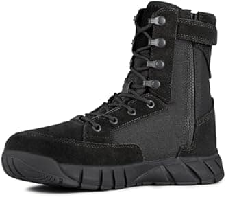 FREE SOLDIER Taktische Herrenstiefel 8 Zoll Leichte Kampfstiefel mens Military and Tactical Boot