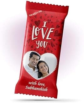 Chocolates Large Bar Personalized Gifts Customized with Name Photo Print Message (5, Mini)