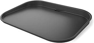 XSKGRDPLT Woodfire, Outdoor Flat Top Griddle Plate, Compatible with Ninja Woodfire Grills (OG700 series), Ceramic Coating, Insert, Black/Grey