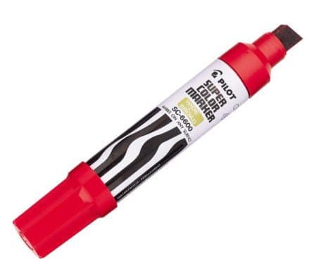 Pilot Pen 43300 Jumbo Permanent Marker - Red (SC6600-RED)