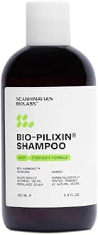 – Bio-Pilixin® Hair Strength Shampoo For Women | Strengthens Hair, Eliminates Greasiness, Balances Scalp, Dermatologically Tested, Made in Denmark, 250 mL / 8.8 Oz