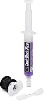 ERRECOM Cool-Shot Ultra Car Air Conditioner Restore Original Efficiency Additive 6ml Syringe with R134a Adapter