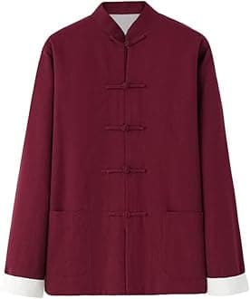 Mens Martial Arts Kung Fu Jacket Tang Suit