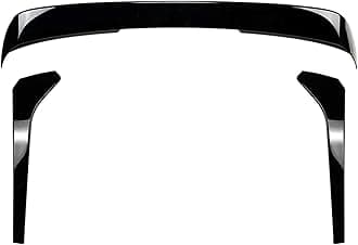 Compatible For Volkswagen VW Tiguan MK2 2017 2018 2019-2023 Rline R Line Rear Trunk Roof Spoiler Wing+Tail Window Side Splitter Trim Lip(Glossy Black)