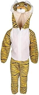 Animal dress for kids | wild animal costume for boys & girls | school function theme party fancy dress 2-8 years (6-7 Years, Tiger)