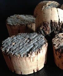 Rough Natural Top Cork Stopper BT07 (5 Count) Large