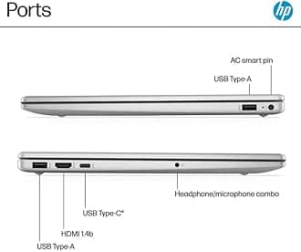 HP 15.6" Touchscreen Laptop for Student & Business, Microsoft Office Lifetime License, Intel 13th Gen Core i3-1315U, 32 GB RAM, 1 TB SSD, Intel UHD Graphics, Fast Charge, HD Camera, Windows 11 Pro