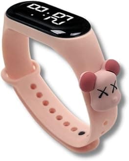 ZOVUTA Digital Dial Waterproof Stylish and Fashionable Wrist Smart Watch LED Band for Kids, Rakhi, Colorful Cartoon Character Super Hero for Boys & Girls (Removable silicon strap)