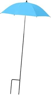 MERISHOPP Plant Umbrella Plant Protection Umbrella for Potted Plants Planters Pot Yard Blue