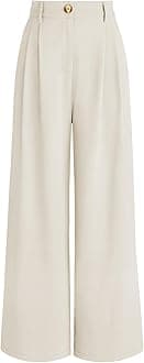 AUTOMET womens AUTOMET Wide Leg Dress Pants Modern
