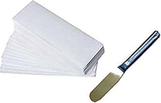 Wax Heater Machine Waxing Kit Combo Wax Machine White Chocolate Cream Wax (550 gm) Chocolate (550 gm) Strips (70pcs) Wax Spatula(Kinfe),Sponge) | Waxing Combo