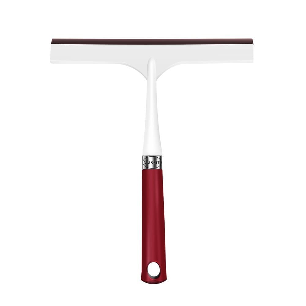 bathroom squeegee for shower, Shower Window Squeegee Brush with Hand Hook for Bathroom Mirror Car Window Glass Cleaning, 10.6 Inch