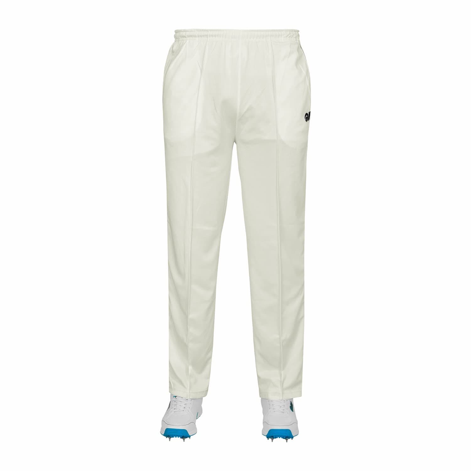GM Full Length Cricket Trousers 7130 White/Navy, XXL