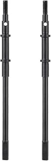 Que-T 4pcs Steel Crawler Front & Rear Axle Drive Shaft CVD Set for 1/10 RC Axial SCX10II 90046 Car
