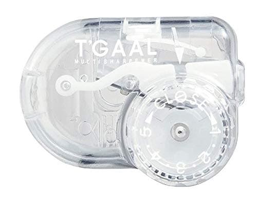 Kutsuwa STAD Angle Adjustable Pencil Sharpener T'GAAL Clear (RS028CL)