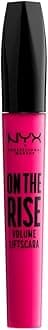 On The Rise Volume Liftscara, Instant Lifting & Volumising Mascara, Hourglass Elastomer Brush, 10 ml, Colour: Extreme Black