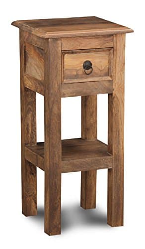 Jali Natural Telephone/Lamp Table