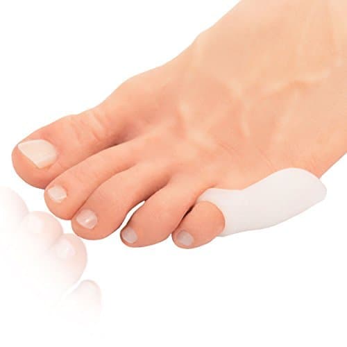 Dr. Frederick’s Original Tailor’s Bunion Pads - 6 ct Low Profile Soft Gel Spacers for Bunionette Relief - Cushions Pinky Toe & Reduces Friction - Washable, Latex-Free, Doctor-Developed Foot Protectors