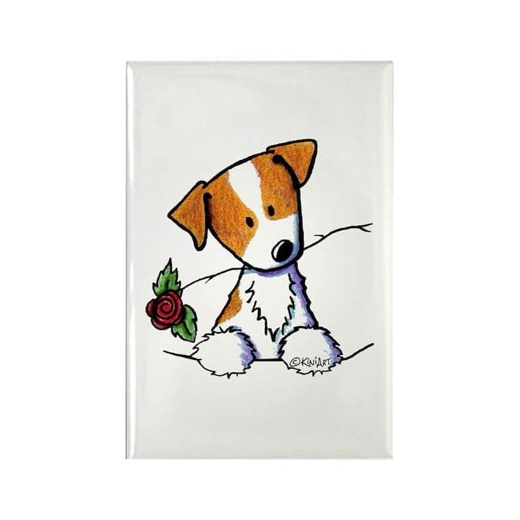 CafePressPocket Rose JRT Rectangle Magnet, 2"x3" Refrigerator Magnet