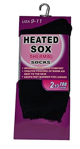 Woman's Heated Sox Thermal Socks 9-11