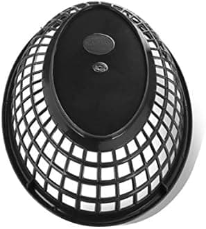 New Star Foodservice 44157 Fast Food Baskets, 9.25 x 6 inch Oval, Set of 36, Black