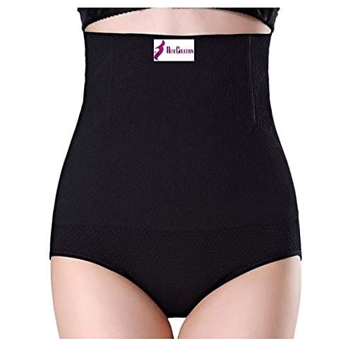 Ritu Creation Women's No Rolling Down Magic Wire Tummy Tucker/Tummy Control High Waist Shapewear Panty