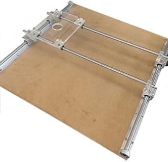 Router Sled - Wood Slab Flattening Mill Router Jig - 12mm Up to 1000x600mm (600x600mm), GG-RS12-SLED