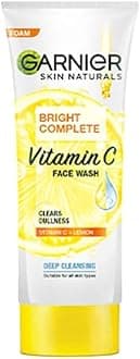 Garnier Skin Naturals Light Complete Duo Action Facewash, 3.5 oz (100 g) (White Clay, Lemon Extracts, Vitamin C)