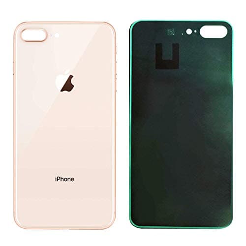 Apple iPhone 8 Replacement Back Glass Cover Back Battery Door w/Pre-Installed Adhesive,Best Version Apple iPhone 8 All Models OEM Replacement (Gold)