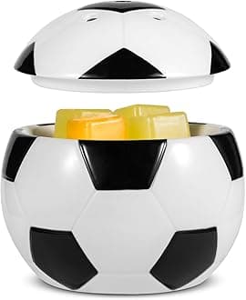 STAR MOON Electric Wax Melt Warmer, Wax Warmer for Scented Wax, Scentsy Wax Cubes, Wax Melt Warmer, No Smoke No Soot，Soccer