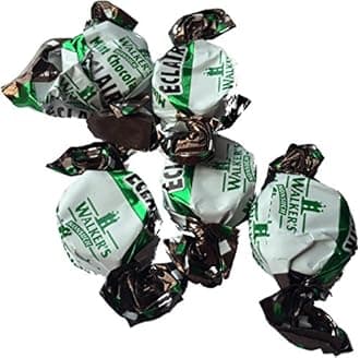 Walkers Mint Chocolate Eclairs Wrapped Toffees Retro Sweet Shop Traditional Old Fashioned Candy (400g)