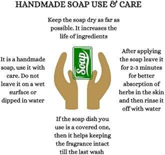 Anti Fungal Soap | Natural Handmade Bathing Soap, For All Skin Types, 120 Grams (Pack of 2)