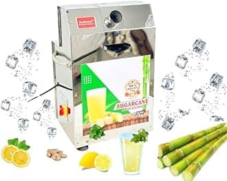 Budhrani® by MASTER MACHINES Stainless Steel Fully Automatic Electronic Sugarcane Juice Machine NEW MODEL Power Input 1100 Watt(2 HP), Single Phase MM - 25