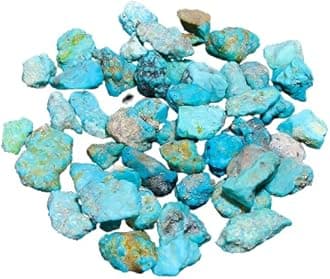 25 carats Genuine Raw Turquoise Stone, Loose Gemstone and Crystals, Wholesale Lot, Blue Rough Crystals, Turquoise Rock, Jewelry Making Supplies, DIY & Crafts, 4 to 5pcs