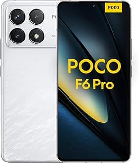 POCO F6 Pro White-Smartphone 12+512GB Snapdragon® 8 Gen 2, 50MP triple camera, 120W HyperCharge, 5000mAh（UK Version+2 Years Warranty）