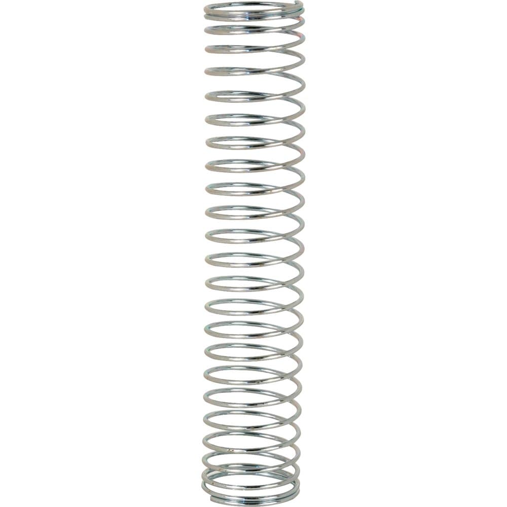 Prime-Line SP 9711 Compression Spring, Spring Steel Construction, Nickel-Plated Finish, 0.041 GA x 23/32 In. x 3-1/2 In. (2 Pack)