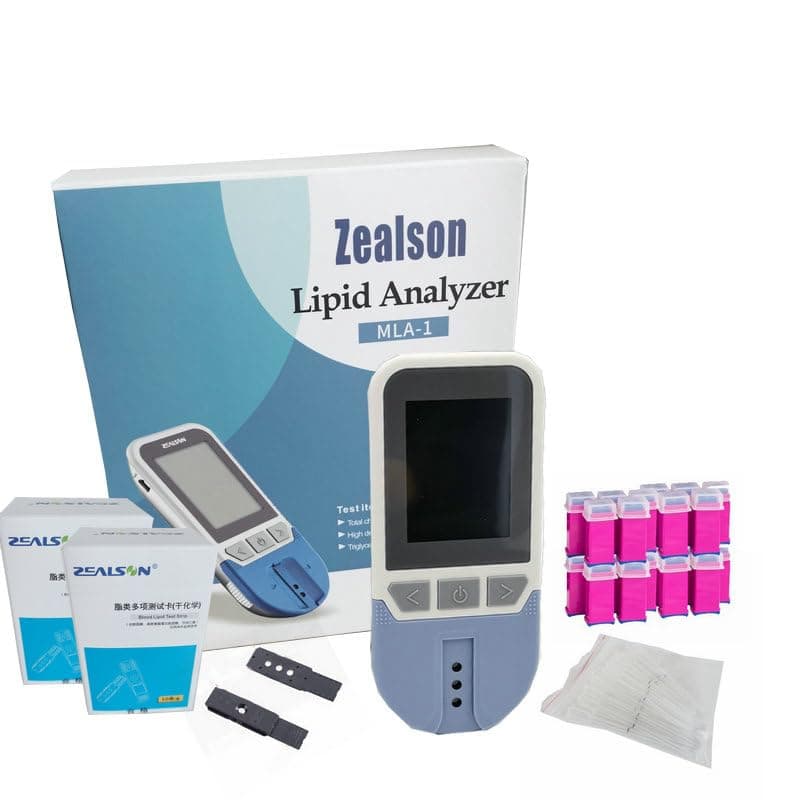 Total Cholesterol Meter Cholesterol Test Meter Lipid Test Meter Kit Cholesterol Test Kit TC TG HDL LDL + 20Strips