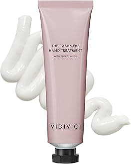 VIDIVICI The Cashmere Hand Cream with Shea Butter – Floral Musk Scented Moisturizer for Dry & Cracked Hands – Repairs Skin Barrier – Soft Silky Texture – 1.69oz
