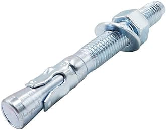 3/4" x 6-1/4" Wedge Anchor, for Cement and Concrete only, zinc-Plated Carbon Steel Screws and lag Bolts （ 20 pcs