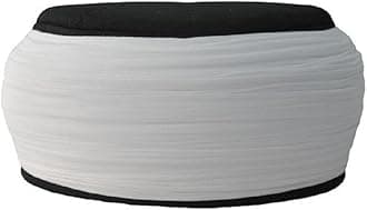 NDA Imama Headwear for Men's Headwear Pagri Scarf for Muslim Men's Long Scarfs for prayer Imam Safa | Caps/Hat not included (3-Meter, White)