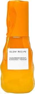 Glow Recipe Travel Size Cloudberry Brightening Toner + Essence Skincare-CoQ10 Face Toner to Strengthen Skin Barrier+Hydrating Rice Water, Vitamin C, E & 5% Glycerin to Soften & Even Skin Tone (30 ml)