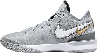 Lebron NXXT Gen Basketball Shoes (DR8784-004,Wolf Grey/White-Iron Grey-Black) Size 7.5