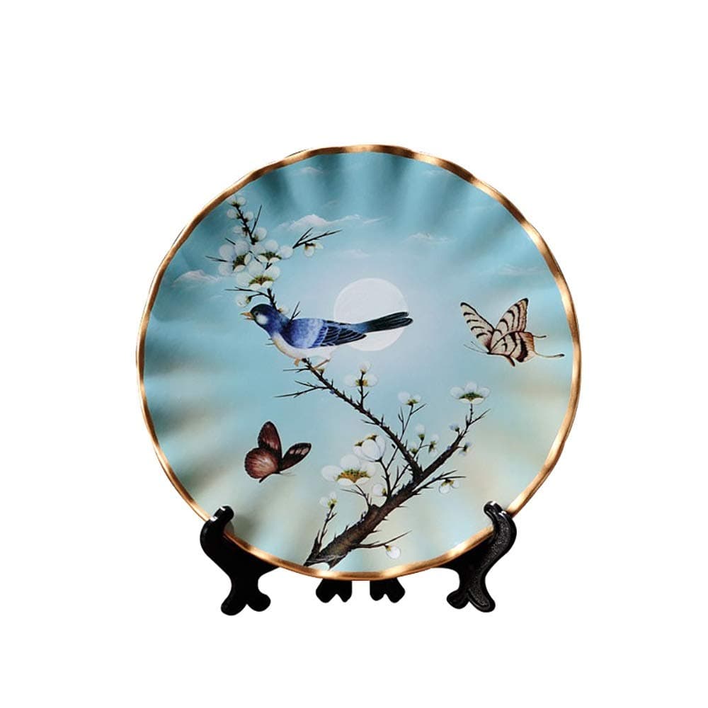 8'' Ceramic Decorative Plate, Art Decoration (A)